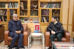 در دومین روز از بهار ۱۴۰۴ صورت گرفت؛   *دیداری نوروزی فرمانده انتظامی شهرستان با سرپرست فرمانداری رشت*