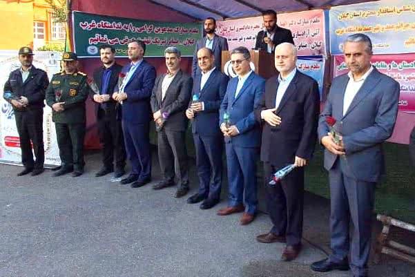 آیین آزادی ۵۰ نفر از زندانیان جرایم غیرعمد زندان ضیابر با حضور رییس کل دادگستری استان گیلان