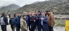 بازدید سرزده بازرس کل استان گیلان و هیات همراه از از محل بازگشایی مسیر تخریب شده جاده مواصلاتی رحیم آباد به اشکورات و سایر مناطق سیل زده شهرستان رودسر
