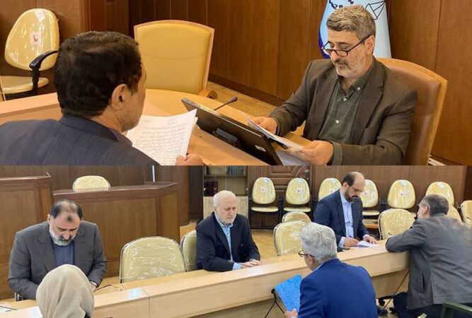 اولین دیدار هفتگی  رئیس کل و معاونین قضایی دادگستری کل استان گیلان در سال جدید