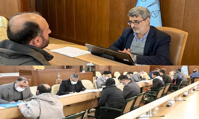 ملاقات مردمی رئيس کل دادگستری استان گیلان و معاونین قضایی رئیس کل دادگستری استان