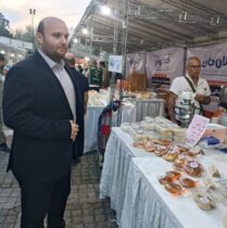  شهردار منطقه ۳ رشت از غرفه‌های گیلان جان بازدید کرد