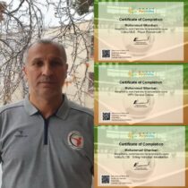 اخذ گواهینامه استعدادیابی پاراوالیبال  فدراسیون جهانی توسط محمد قنبری رئیس هیئت ورزش های جانبازان و توان‌یابان استان گیلان
