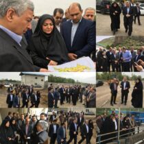 معاون هماهنگی و امور عمرانی استاندار گیلان در بازدید از پروژهای عمرانی