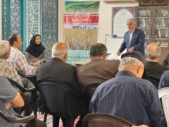 برگزاری دوره آموزشی ترویجی مدیریت تغذیه گیاهی و علف‌های هرز در برنج در روستای طارمسر