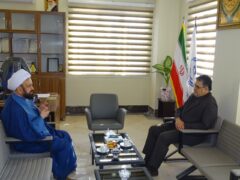 دیدار مهندس دائمی با مدیرکل مرکز خدمات حوزه علمیه استان گیلان