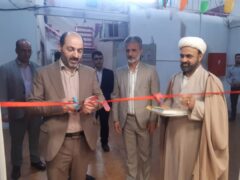 افتتاح کتابخانه شهید والی الله جعفری در اردوگاه کار درمانی حویق با حضور سرپرست زندان‌های گیلان