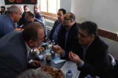 حضور مدیرکل بنیاد مسکن انقلاب اسلامی گیلان در میز خدمت روستای تطف رود الیان