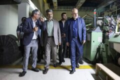 بازدید رئیس کل دادگستری استان گیلان از صنایع ریسندگی و بافندگی پیشروتاب