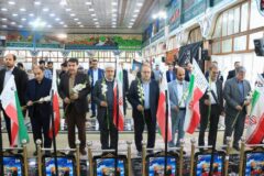 گزارش تصویری حضور رئیس، اعضای شورای اسلامی ، شهردار و جمعی از مدیران شهرداری رشت در گلزار شهدا همزمان با نهم اردیبهشت روز ملی شوراها و تجدید میثاق با آرمان های شهدای گرانقدر