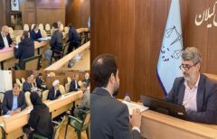 ملاقات مردمی رئيس کل دادگستری گیلان و معاونین قضایی دادگستری استان