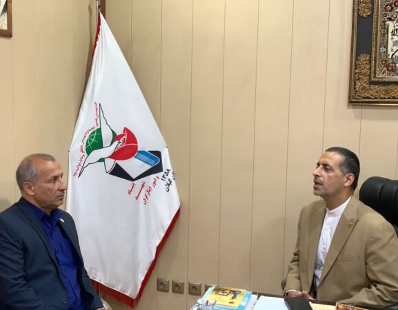 دیدار رییس هیئت جانبازان و توان‌یابان استان گیلان با رییس بنیاد شهید بندرانزلی
