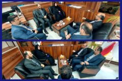 دیدار فرماندار سیاهکل با مدیرکل راهداری گیلان برای حل معضلات جاده‌ای