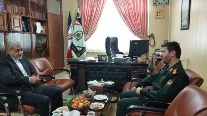 فرماندار رشت در دیدار با فرمانده انتظامی شهرستان: امنیت امروز، حاصل فداکاری بی‌وقفه مدافعان وطن است