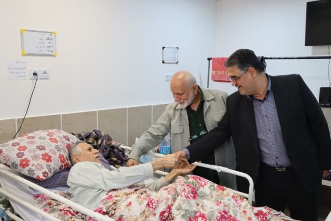 بازدید مهندس دائمی از آسایشگاه سالمندان و معلولین گیلان