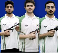 مسابقات تیراندازی قهرمانی آسیا؛ تیم تپانچه ۱۰ متر نوجوانان طلا گرفت، احمدی برنز/ پایان روز نخست با ۴ مدال