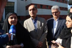 بازدید مشترک استاندار گیلان‌ و وزیر راه و شهرسازی از بیمارستان در حال احداث لاکان رشت