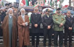 راهپیمایی پرشور مردم گیلان در چهل‌وهفتمین سالروز پیروزی انقلاب اسلامی
