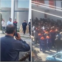 ❌وقتی عضو شورای سنگر خود را بالاتر از حکم دادستان می‌داند! / ممانعت از اجرای حکم تخریب با تجمع مقابل هایپر جنجالی‼️
