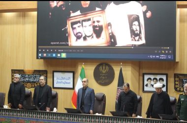 گیلان در تکاپوی وداعی باشکوه؛ از اجرای سرودهای حماسی تا برپایی مواکب خدمت‌رسانی در مسیر بدرقه