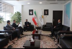 دیدار معاون مسکن و عمران شهری بنیاد مسکن با مدیرعامل سازمان منطقه آزاد انزلی